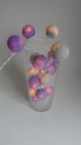 Lichtslinger kleur paars grijs,