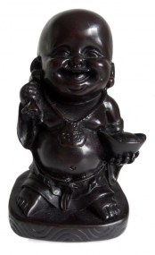 boeddha met knapzak,