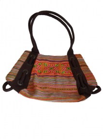 kleurrijke shopper hill tribe 