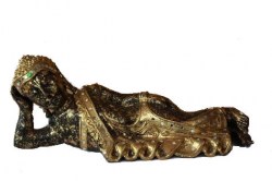 Boeddha met vier waxinelicht houders,